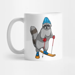 Racoon Skier Ski Mug